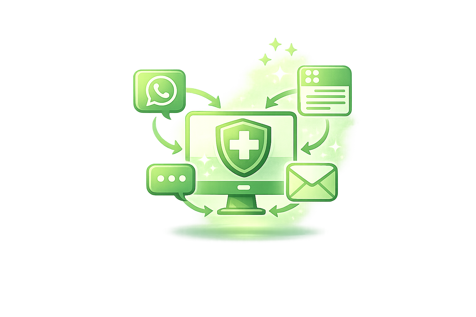 Icono integración multicanal